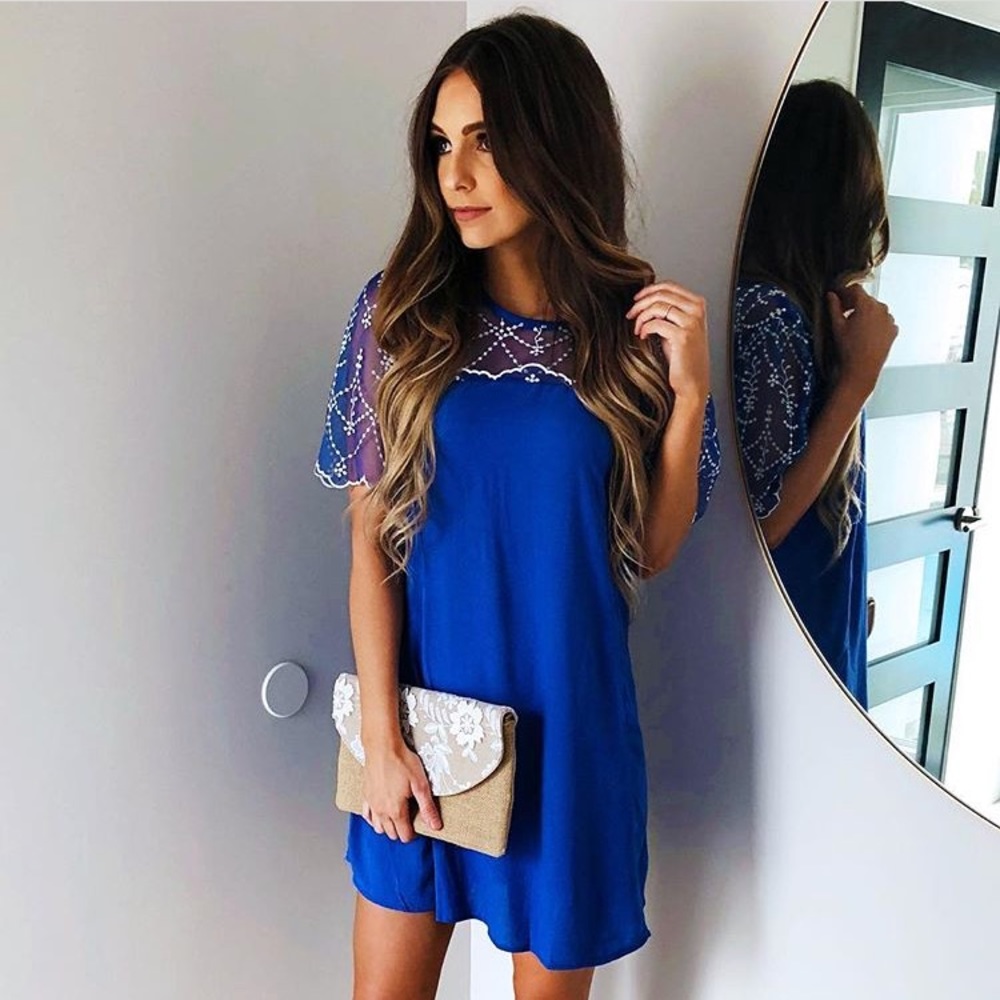 Baby Be Blue Dress- Royal Blue